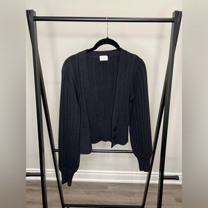 WILFRED THAIS CARDIGAN - black